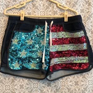 Juciy Couture American Flag Shorts